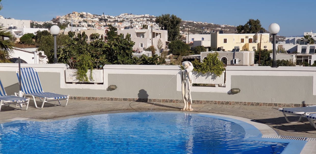Our pool and terrace